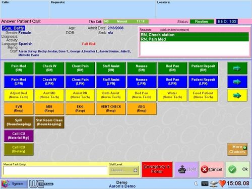 Программное обеспечение управления аварийными сигналами - FocusCare® - WestCall - для управления данными пациента / медицинское / для больниц