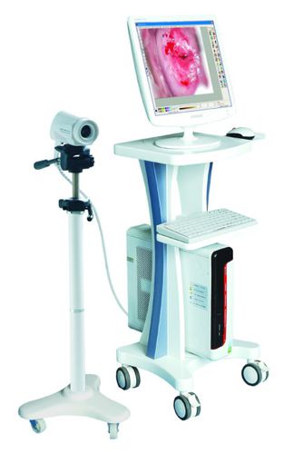 Видеокольпоскоп - LEO-2100I  - Xuzhou Leo Medical Equipments - на тележке