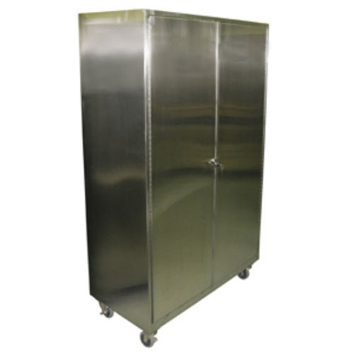 Шкаф для операционной - GAT-CAB-183060-SS - G2 Automated Technologies , LLC. - на роликах / из нержавеющей стали / 2 дверцы
