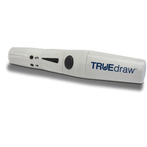 Инсулиновый шило-автопрокалыватель - TRUEdraw® - Trividia Health - для человека / многоразовый
