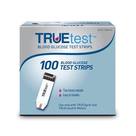 Тест-полоска для диабета - TRUEtest™ - Trividia Health - гликемии / крови