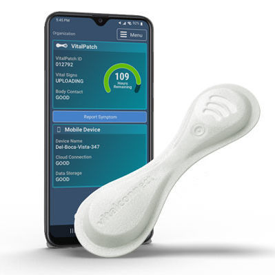 Монитор пациента носимый - VitalPatch® - Vital Connect - для ЭКГ / для интенсивной терапии / с беспроводной сетью