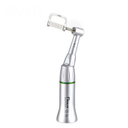 Эндонаконечник для стоматологии - IPR-02C - Tealth Foshan Medical Equipment Co.,Ltd - с системой подачи воздуха / редуктор / изогнутый