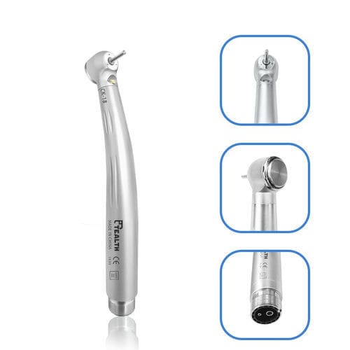Турбина для стоматологии - CK-18-B2 - Tealth Foshan Medical Equipment Co.,Ltd - с системой подачи воздуха / с кнопкой / из нержавеющей стали