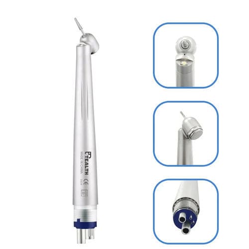 Турбина для стоматологии - CK45L - Tealth Foshan Medical Equipment Co.,Ltd - с системой подачи воздуха / 45° / с кнопкой