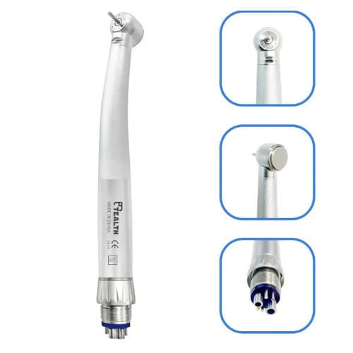 Стоматологический наконечник - CK12 - Tealth Foshan Medical Equipment Co.,Ltd - с системой подачи воздуха / прямой / с кнопкой