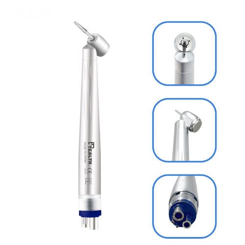 Турбина для стоматологии - CK45 - Tealth Foshan Medical Equipment Co.,Ltd - с системой подачи воздуха / 45° / с кнопкой