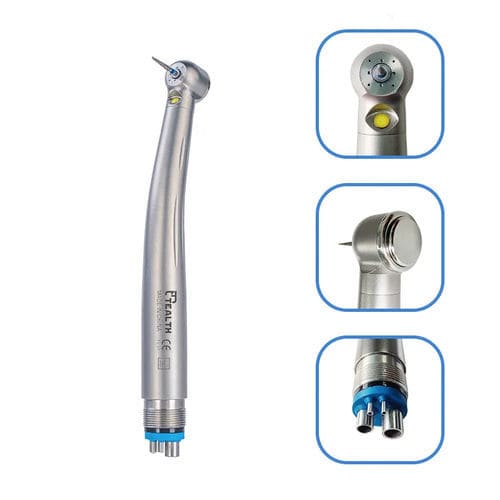 Турбина для стоматологии - CK-18 Pro - Tealth Foshan Medical Equipment Co.,Ltd - с системой подачи воздуха / со светодиодной подсветкой / с четверным наружным распылителем