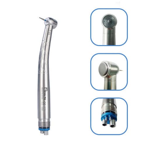 Турбина для стоматологии - T-01 - Tealth Foshan Medical Equipment Co.,Ltd - с системой подачи воздуха / из нержавеющей стали / с четверным наружным распылителем