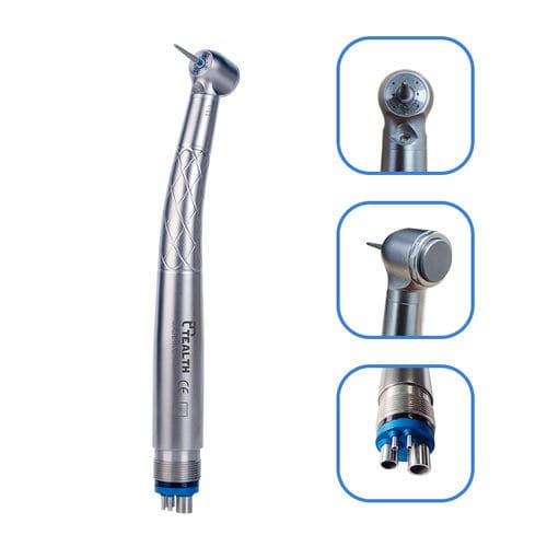 Турбина для стоматологии - T-11 - Tealth Foshan Medical Equipment Co.,Ltd - с системой подачи воздуха / с кнопкой / из нержавеющей стали