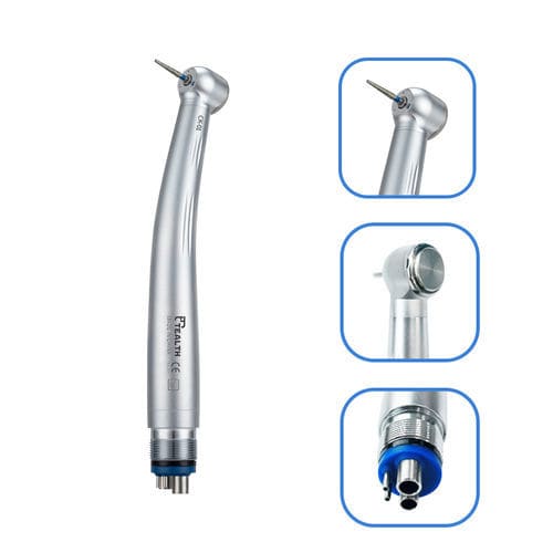 Турбина для стоматологии - CK01 - Tealth Foshan Medical Equipment Co.,Ltd - с системой подачи воздуха / с кнопкой / с тройным наружным распылителем