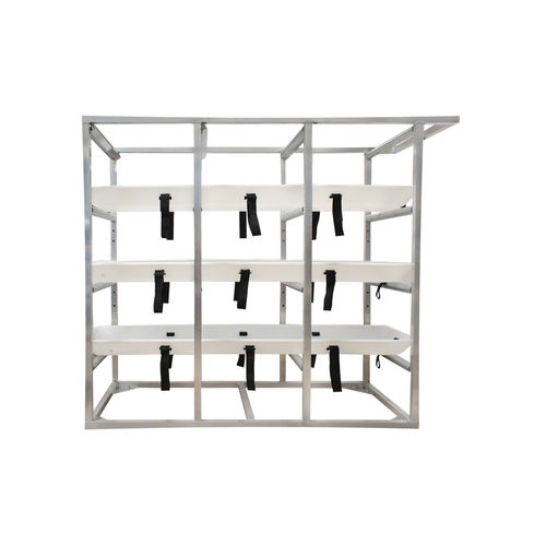 Стеллаж для хранения для носилок для трупов - Aluminium Mortuary Body Storage Racking - Nutwell Logistics Limited - из алюминия