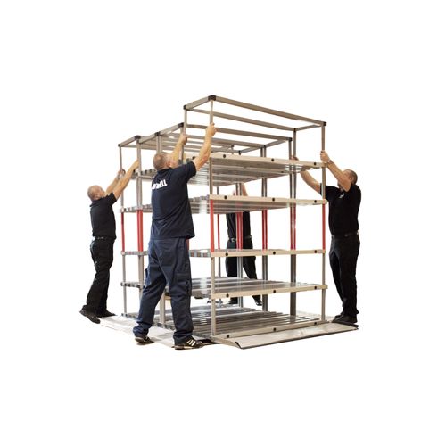 Стеллаж для хранения для носилок для трупов - Plastic Temporary Mortuary Racking - Nutwell Logistics Limited
