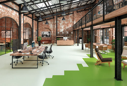 Виниловое напольное покрытие - Palettone SD - Polyflor - проводник
