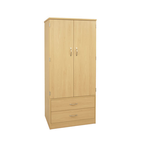 Шкаф для хранения - WSU - Tough Furniture - для больниц / 2 выдвижных ящика / 2 дверцы