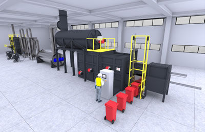 Мусоросжигатель для больниц - ECOTEC - FOR.TEC. WASTE INCINERATORS MANUFACTURER - для медицинских отходов / кислород / паровой