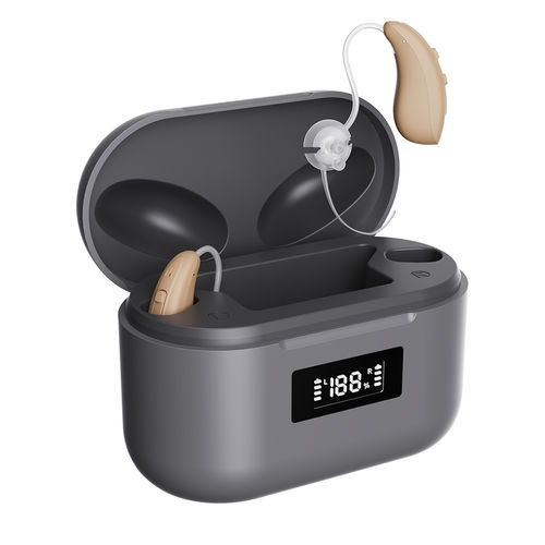 Слуховой аппарат BTE - JH-D26AT - Huizhou Jinghao Medical Technology - снижение уровня шума / индукционная катушка / перезаряжаемый