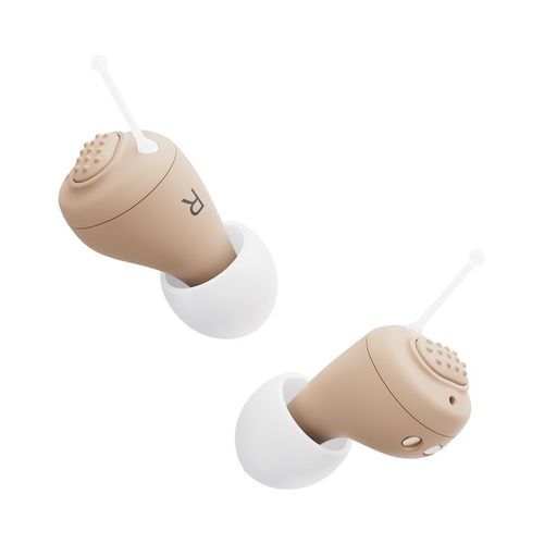 Слуховой аппарат CIC - JH-A26A - Huizhou Jinghao Medical Technology - снижение уровня шума / перезаряжаемый / бежевый