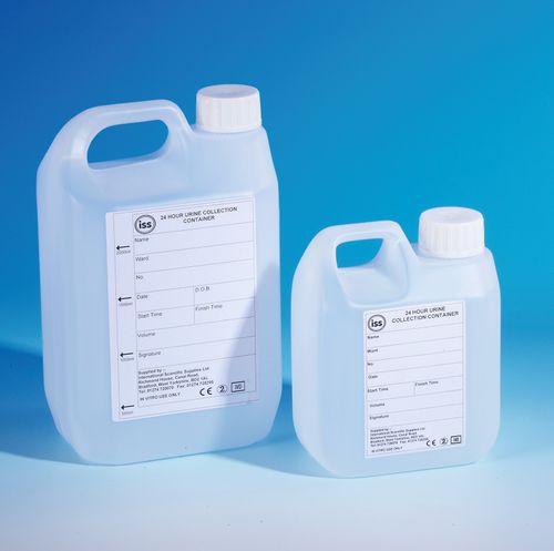 Емкость под пробы мочи за 24 часа - UR24xx series - International Scientific Supplies Ltd - из полиэтилена