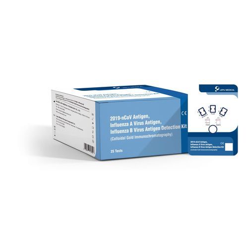 Набор для теста на инфекционные заболевания - Lepu Medical - на антигены / SARS-COV-2 / гриппа А