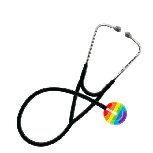 Кардиологический стетоскоп - Rainbow - UltraScope - с односторонней головкой / из нержавеющей стали