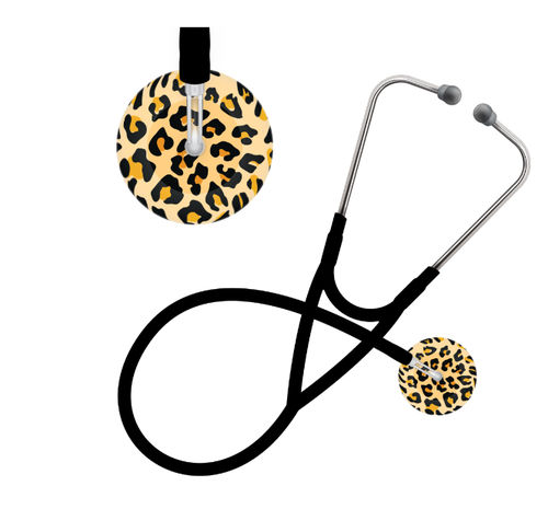 Кардиологический стетоскоп - Leopard Print  - UltraScope - ветеринарный / с односторонней головкой / из нержавеющей стали