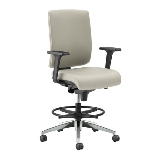 Офисный стул на колесиках - Lavoro - National Office Furniture - с подлокотниками / с регулируемой высотой