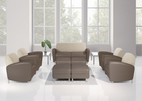 Кресло для залов ожидания - Reno - National Office Furniture - на роликах