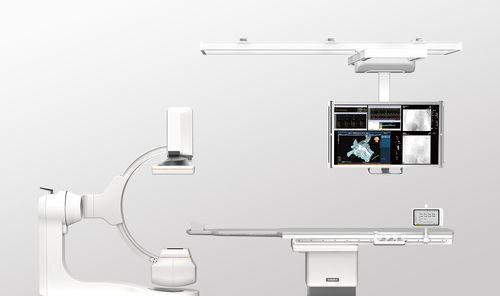 Цифровой рентгенографическая система - CGO-2100 Pro - Beijing Wandong Medical Technology - для ангиографии / с усилителем яркости, прикрепленным к полу