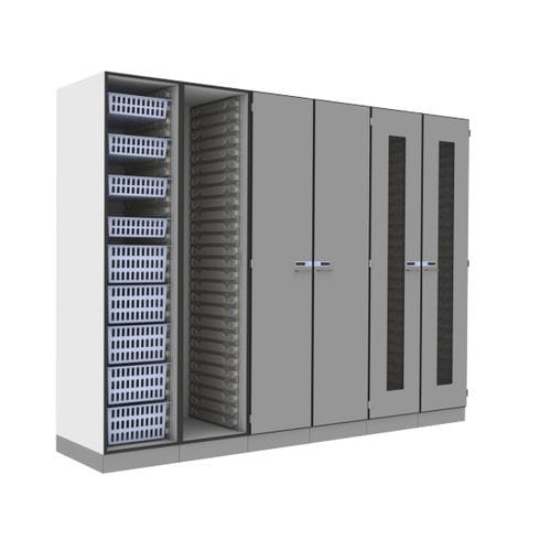 Шкаф увлажнения - MMSlog® HIGH - MEDICAL MODULAR SYSTEM S.A. (MMS) - для больниц / модульный / встраиваемый