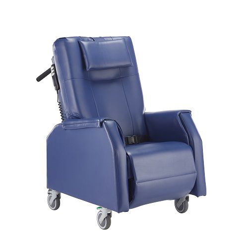 Электрическое кресло для отдыха - KEIRA COMPACT  - Knightsbridge Furniture - наклонное / с опорой для голеней / на роликах
