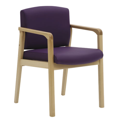 Стул для залов ожидания - DALTON UPRIGHT - Knightsbridge Furniture - для столовой / бариатрический / с подлокотниками