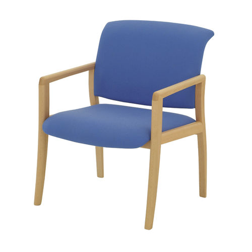 Стул для залов ожидания - MALHAM GRAND - Knightsbridge Furniture - для столовой / для чистых помещений / с подлокотниками
