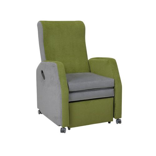 Наклонное кресло для отдыха - MANHATTAN - Knightsbridge Furniture - с ручным управлением / на роликах / из кожи