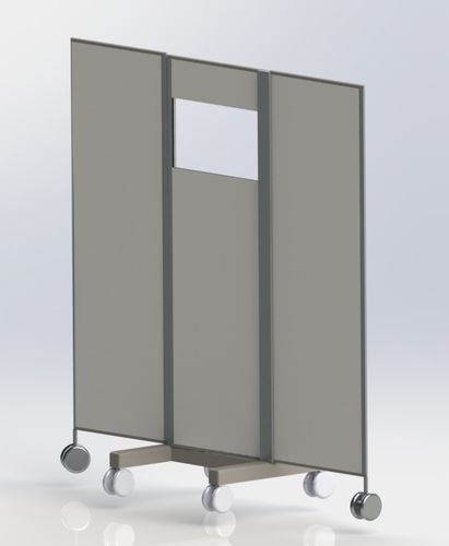 Экран радиозащиты рентгеновские лучи - Parflex Screen Systems - мобильный / с окном