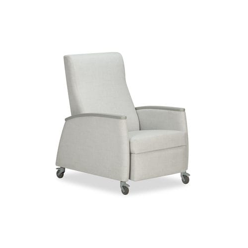 Наклонное кресло для отдыха - 628S-11PR - IoA Healthcare - с ручным управлением / на роликах / с опорой для голеней
