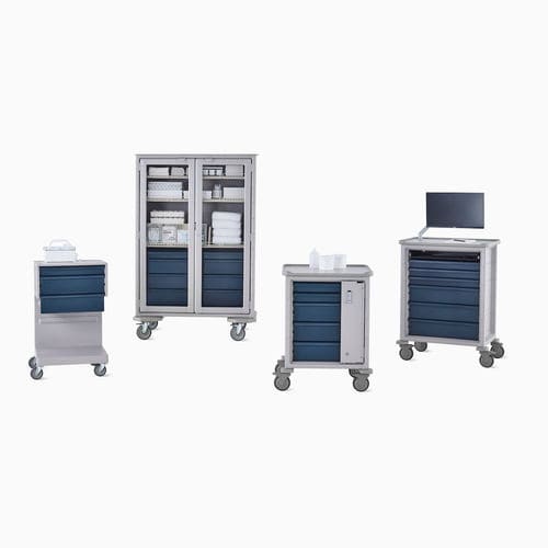 Тележка для больниц - 01 TAC336 - Herman Miller - для расходных материалов / для инструментов / для аппарата