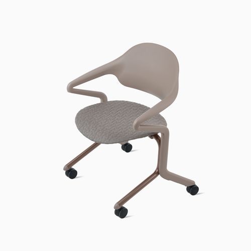 Стул с подлокотниками - Fuld  - Herman Miller - на колесиках