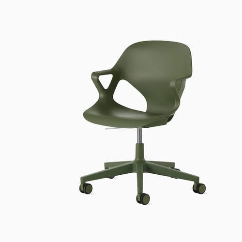 Стул для взрослых - Zeph - Herman Miller - с подлокотниками / на колесиках / с регулируемой высотой