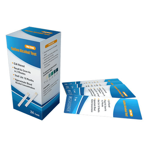 Набор для теста для токсикологии - W53-S-100BX - Guangzhou Wondfo Biotech Co.,Ltd - для спирта / для слюны / методом иммунохемилюминесцентного анализа