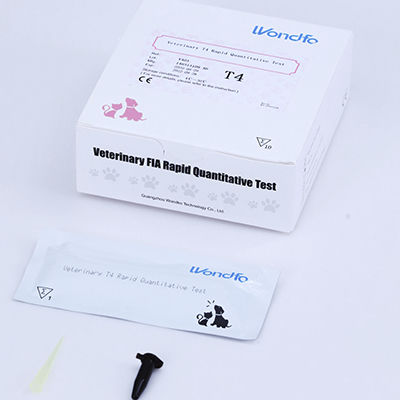 Ветеринарный набор для теста - Guangzhou Wondfo Biotech Co.,Ltd - для животных / на общий T4 / сыворотки