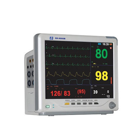Настольный монитор пациента - SD-9000B - Jiangsu Hongdu Medical Technology - для ЭКГ / RESP / TEMP