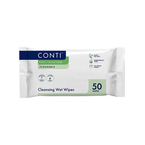 Очищающие салфетки для гигиены тела - CWF050N - Vernacare - 50 штук