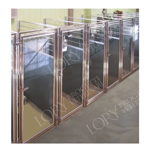 Модульная ветеринарная клетка - BOX002 series - Lory Progetti Veterinari srl - из нержавеющей стали