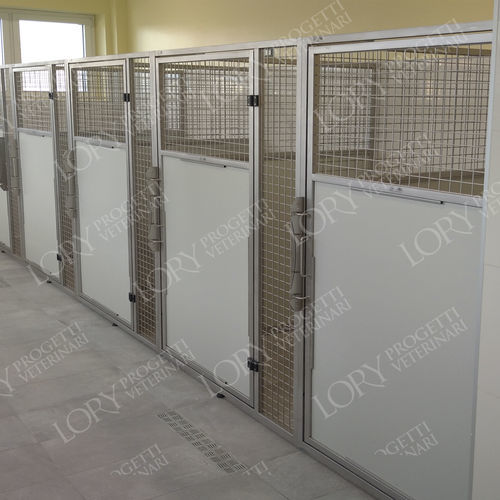 Модульная ветеринарная клетка - BOX004 series - Lory Progetti Veterinari srl - из нержавеющей стали