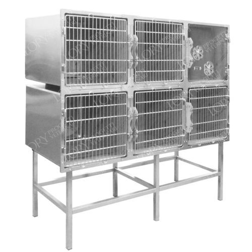 Ветеринарная клетка для кошек - GA049 - Lory Progetti Veterinari srl - для собак / модульная / два уровня