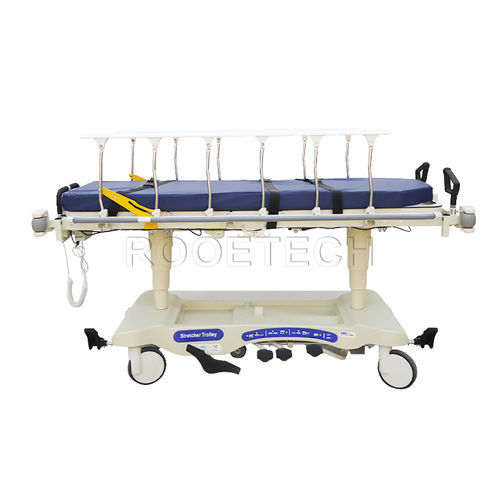 Транспортная тележка-каталка - BD111BD Plus - Rooe Medical - ручная / гидравлическая / с регулируемой высотой