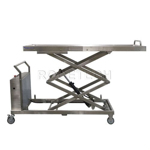 Подъемная тележка для трупов - GA501A Plus - Rooe Medical - для трансфера пациента / транспортная / электрогидравлическая
