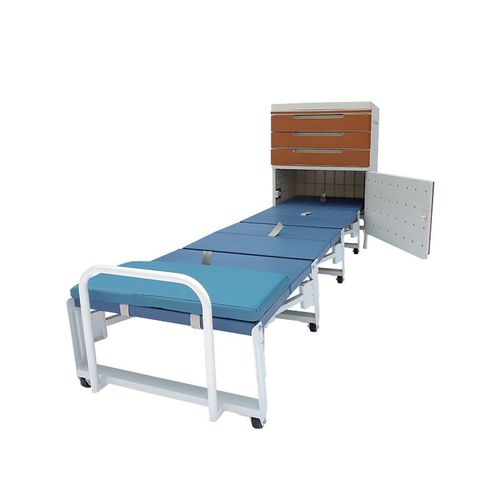 Прикроватный столик на роликах - BC002 - Rooe Medical - с выдвижными ящиками / кровать / раскладной