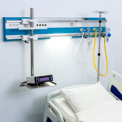 Настенная панель для внутренних коммуникаций - MERYcare - INMED S.A. - горизонтальная / для отделения интенсивной терапии / с освещением